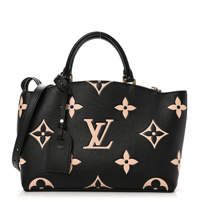 Louis Vuitton Empreinte Monogram Giant Petit Palais Black Beige 1 of 9