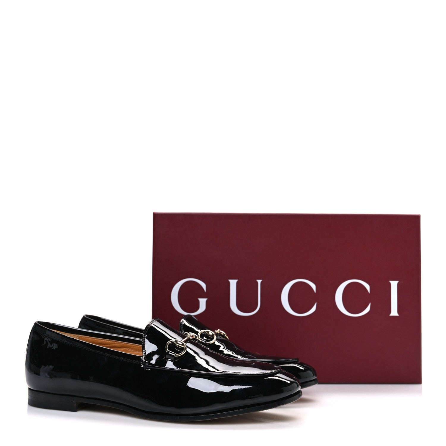 Gucci Patent Womens Jordaan Loafers 40 Black 11 of 11