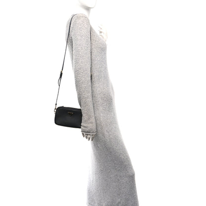 Prada Vitello Daino Mini Crossbody Bag Black 2 of 9