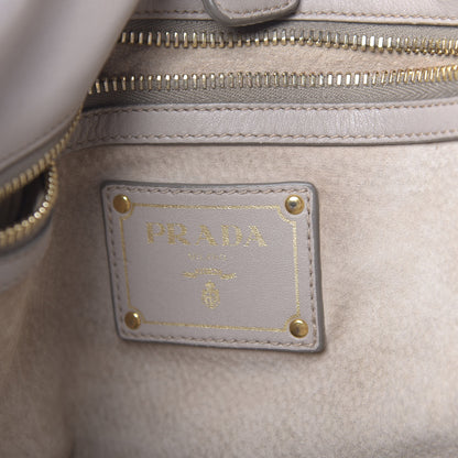 Prada Soft Calf Shopping Tote Argilla 6 of 11