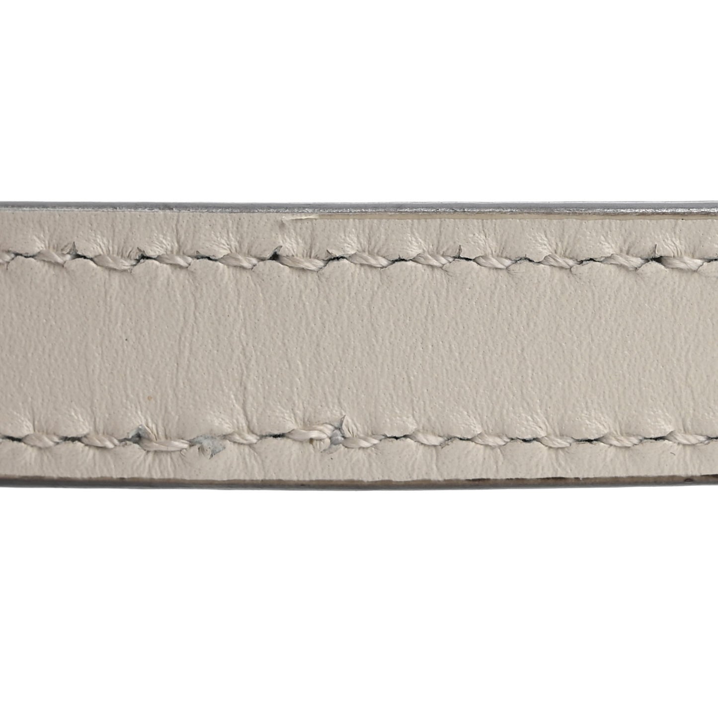 Calfskin 25mm Adjustable Shoulder Strap White