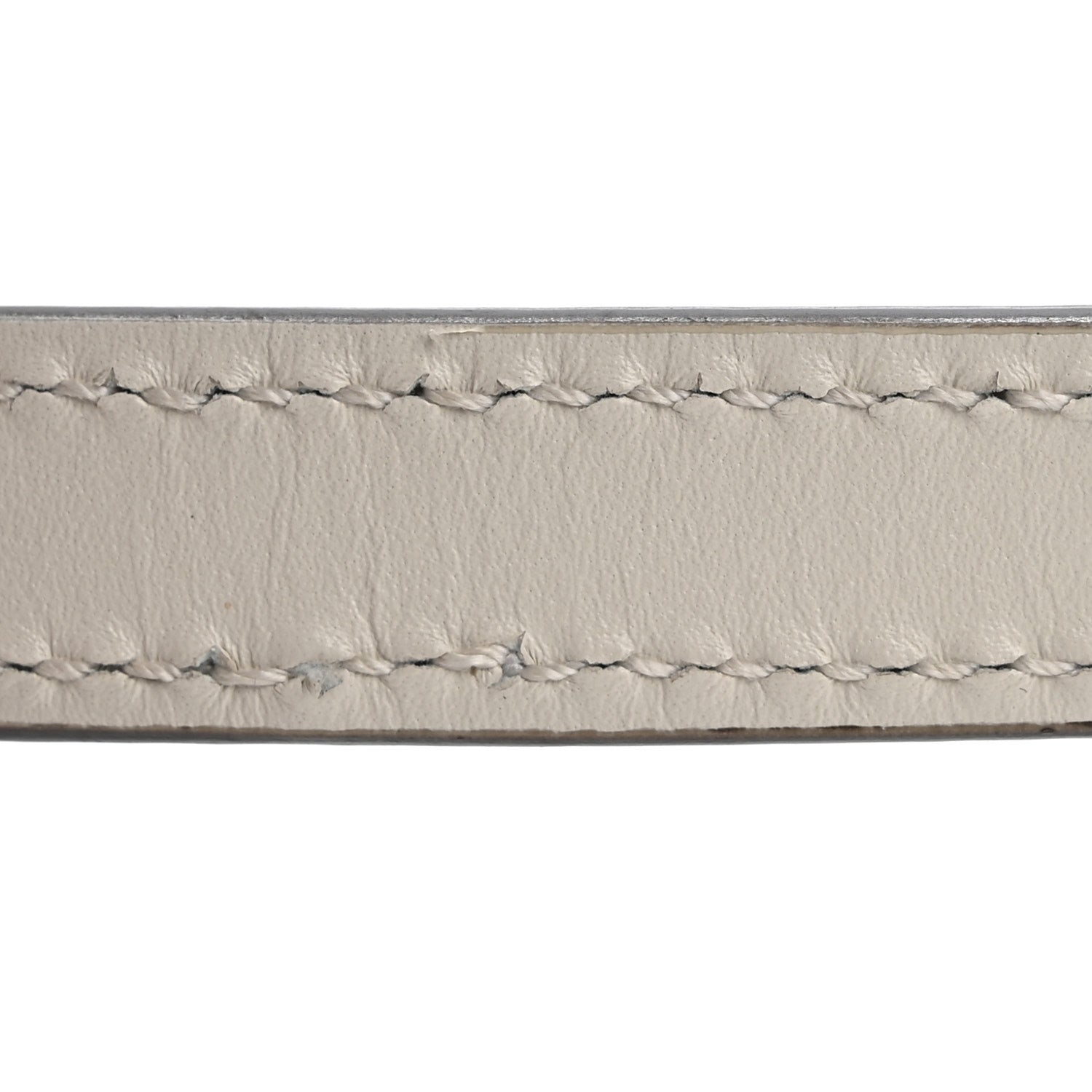 Gucci Calfskin 25mm Adjustable Shoulder Strap White 5 of 7