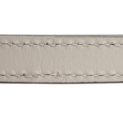 Gucci Calfskin 25mm Adjustable Shoulder Strap White 5 of 7