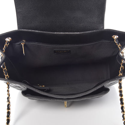 Chanel Caviar Quilted Flap Tote Black 5 of 8