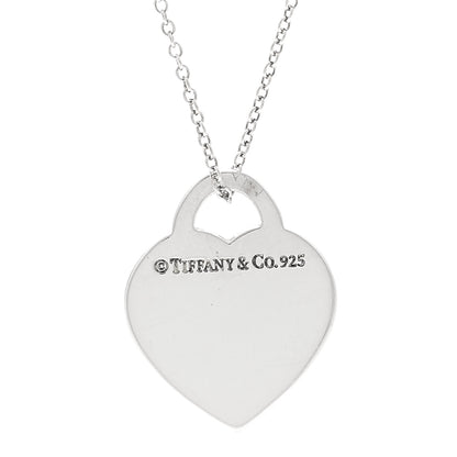 Tiffany Sterling Silver Small Return To Tiffany Heart Pendant Necklace 4 of 5