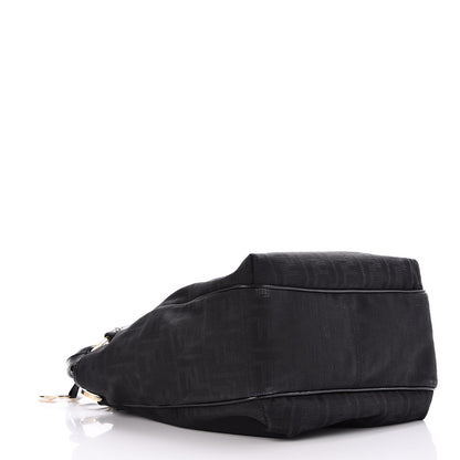 Fendi Zucca Small Chef Shopping Tote Black 4 of 10