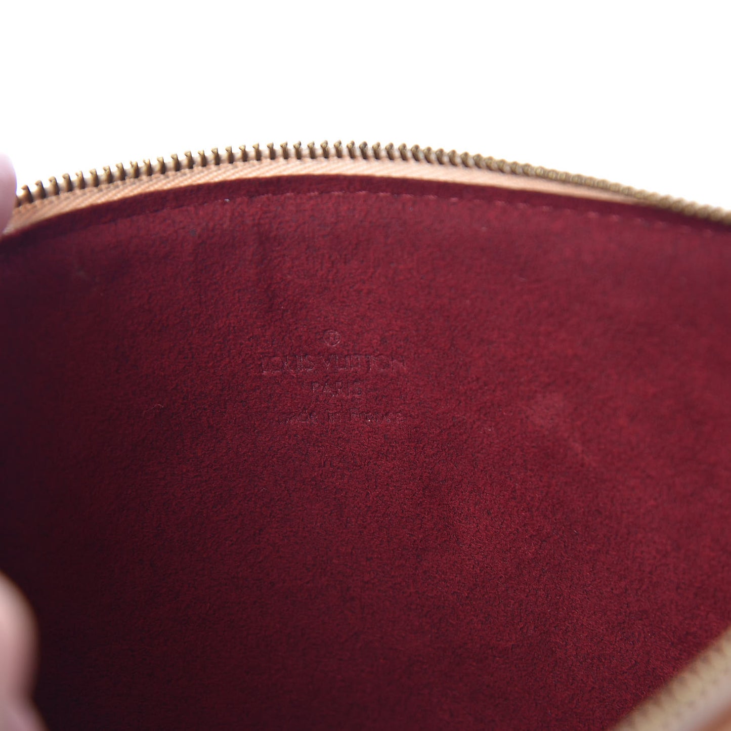 Monogram Multicolor Pochette Accessories White