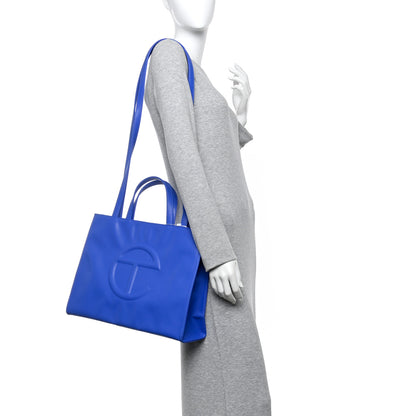 Telfar Vegan Leather Medium Shopping Bag Painters Tape 2 of 10