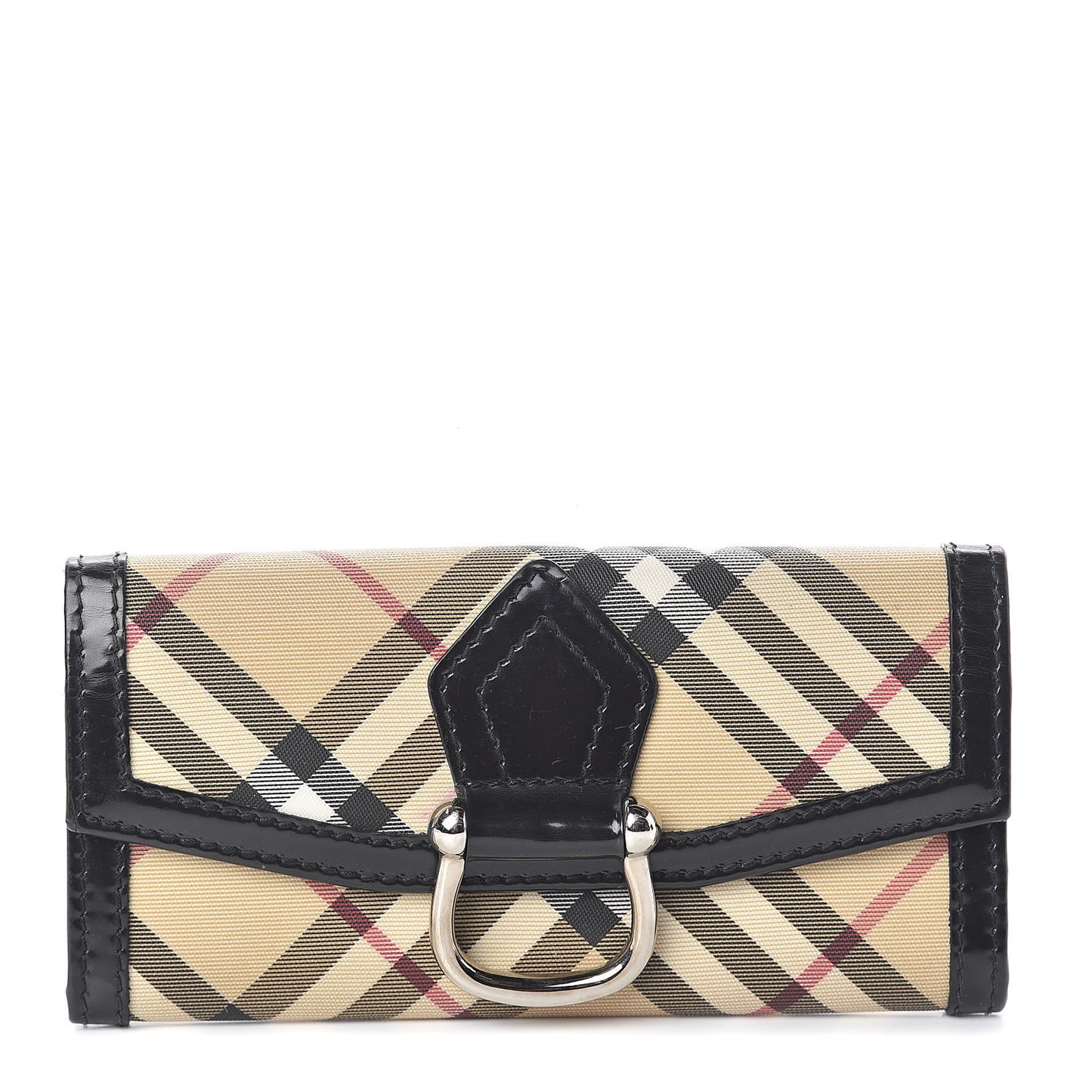 Nova Check Penrose Continental Wallet Black