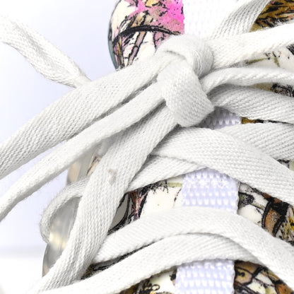 Christian Dior Neoprene Rubber Champetre Print Womens D-Connect Sneakers 38 White Multicolor 12 of 13