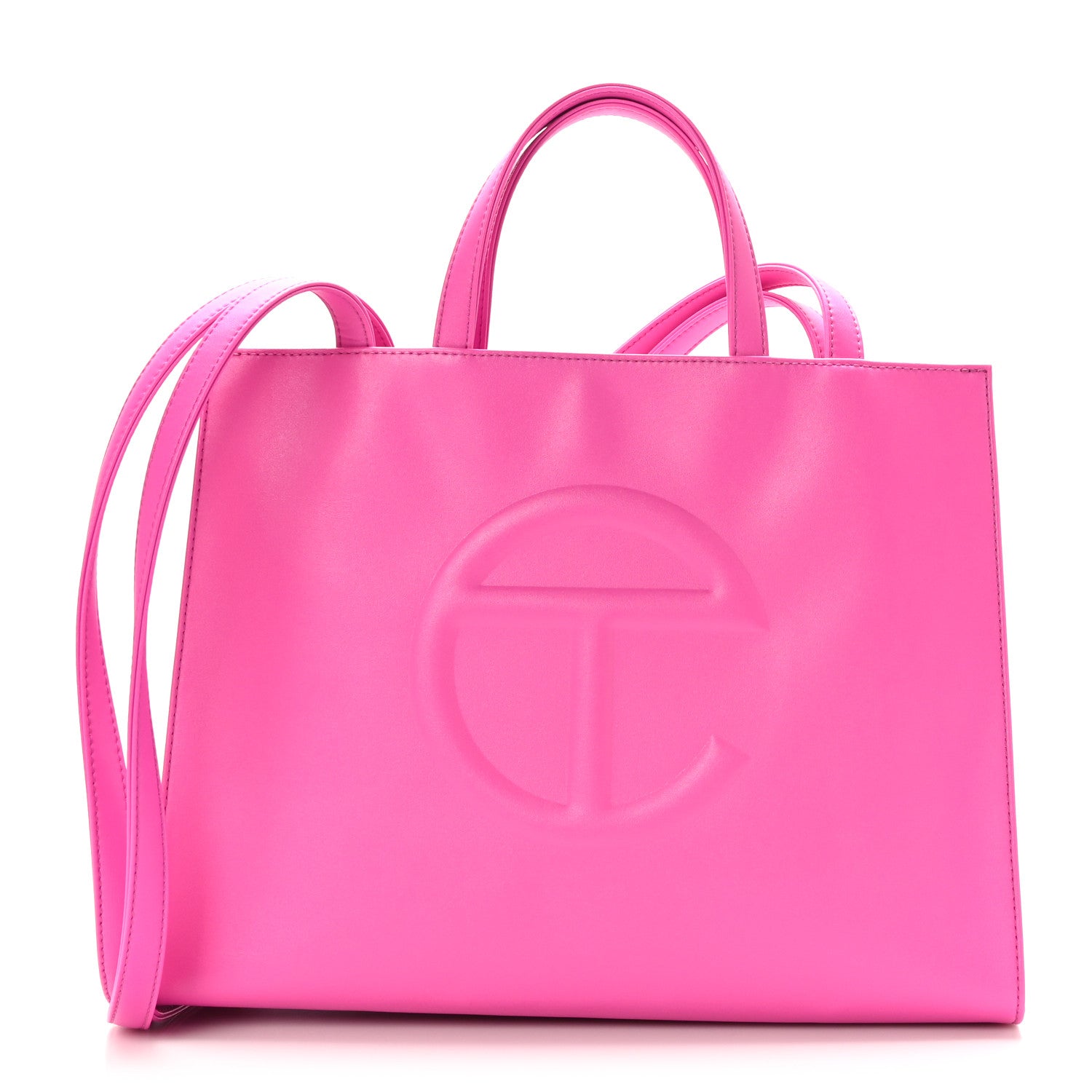 Telfar Vegan Leather Medium Shopping Bag Azalea 1 of 8