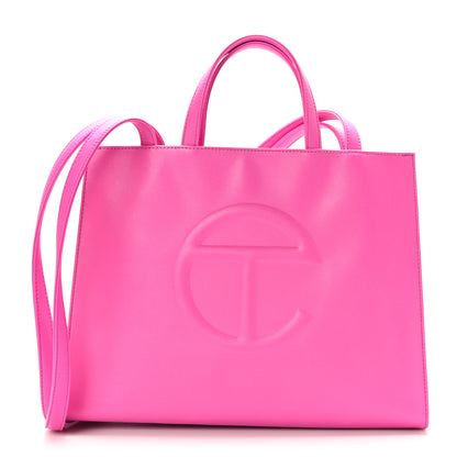 Telfar Vegan Leather Medium Shopping Bag Azalea 1 of 8