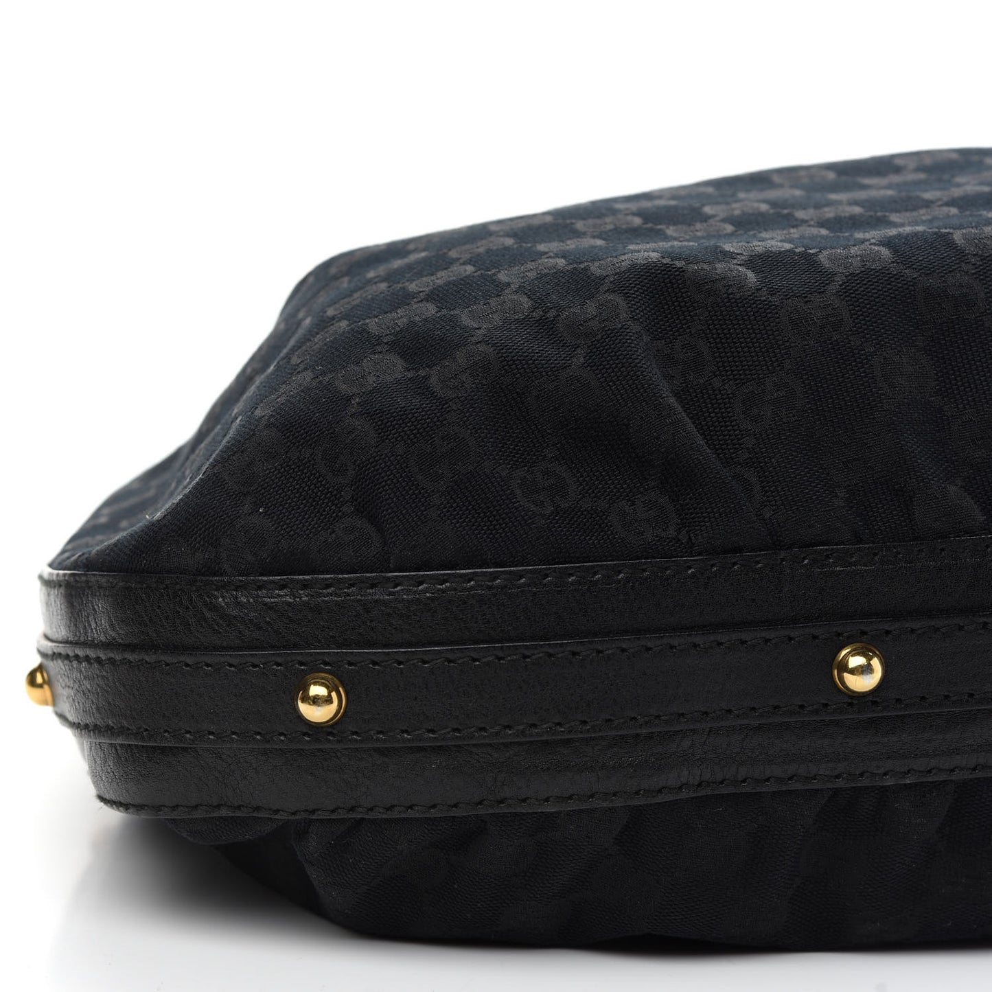 Monogram Medium Interlocking Hobo Black
