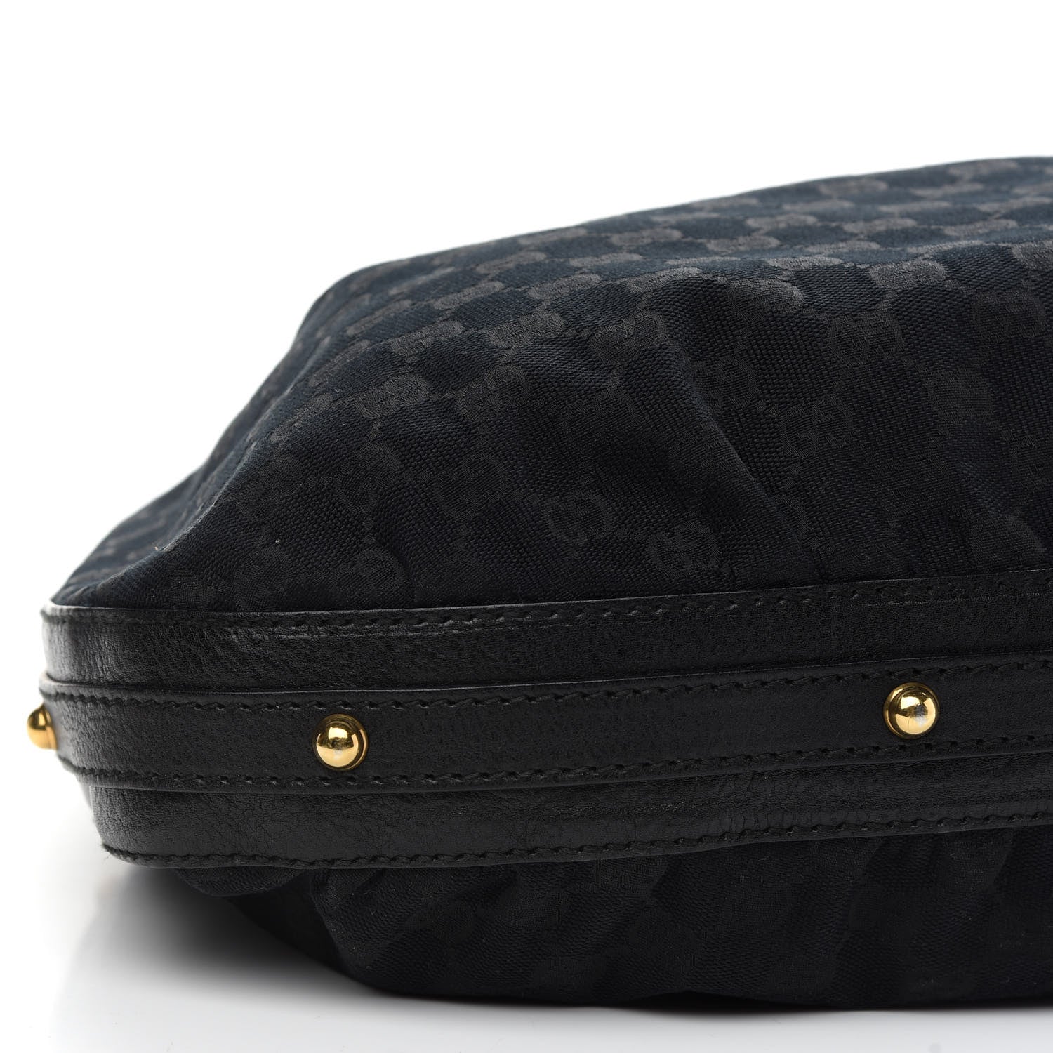 Gucci Monogram Medium Interlocking Hobo Black 7 of 11