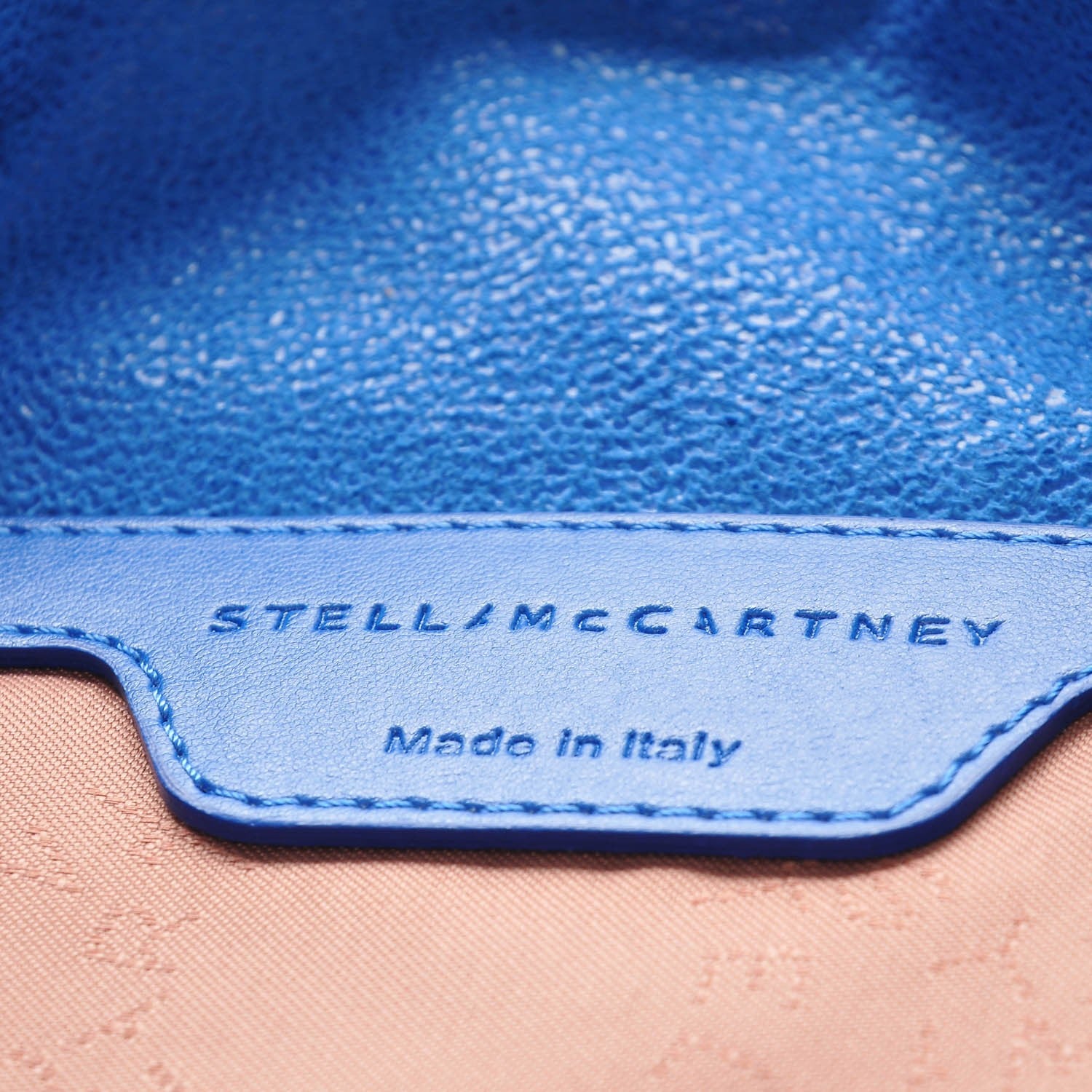 Stella McCartney Shaggy Deer Mini Falabella Tote Blue 6 of 8