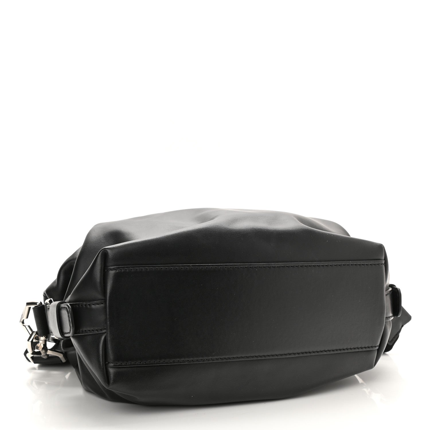 Givenchy Waxed Calfskin Small Nightingale Logo Strap Black 4 of 9