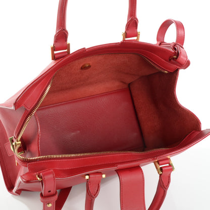 Saint Laurent Calfskin Small Classic Y Cabas Red 5 of 7