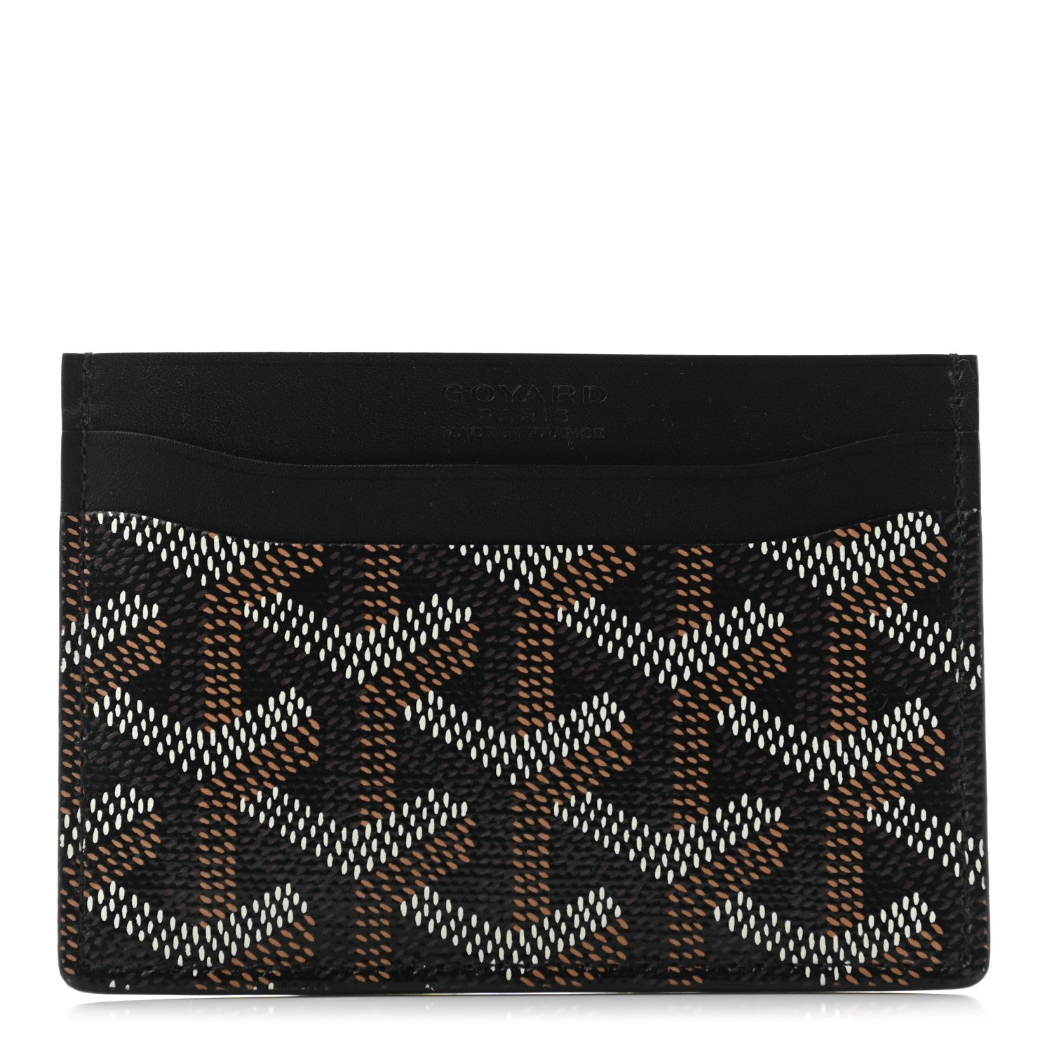 Goyard Goyardine Saint Sulpice Card Holder Black 1 of 6