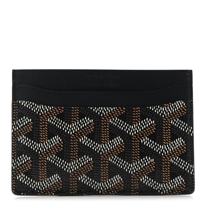 Goyard Goyardine Saint Sulpice Card Holder Black 1 of 6