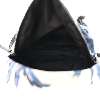 Christian Dior Nylon Technical Fabric Diortravel Backpack Blue 5 of 12