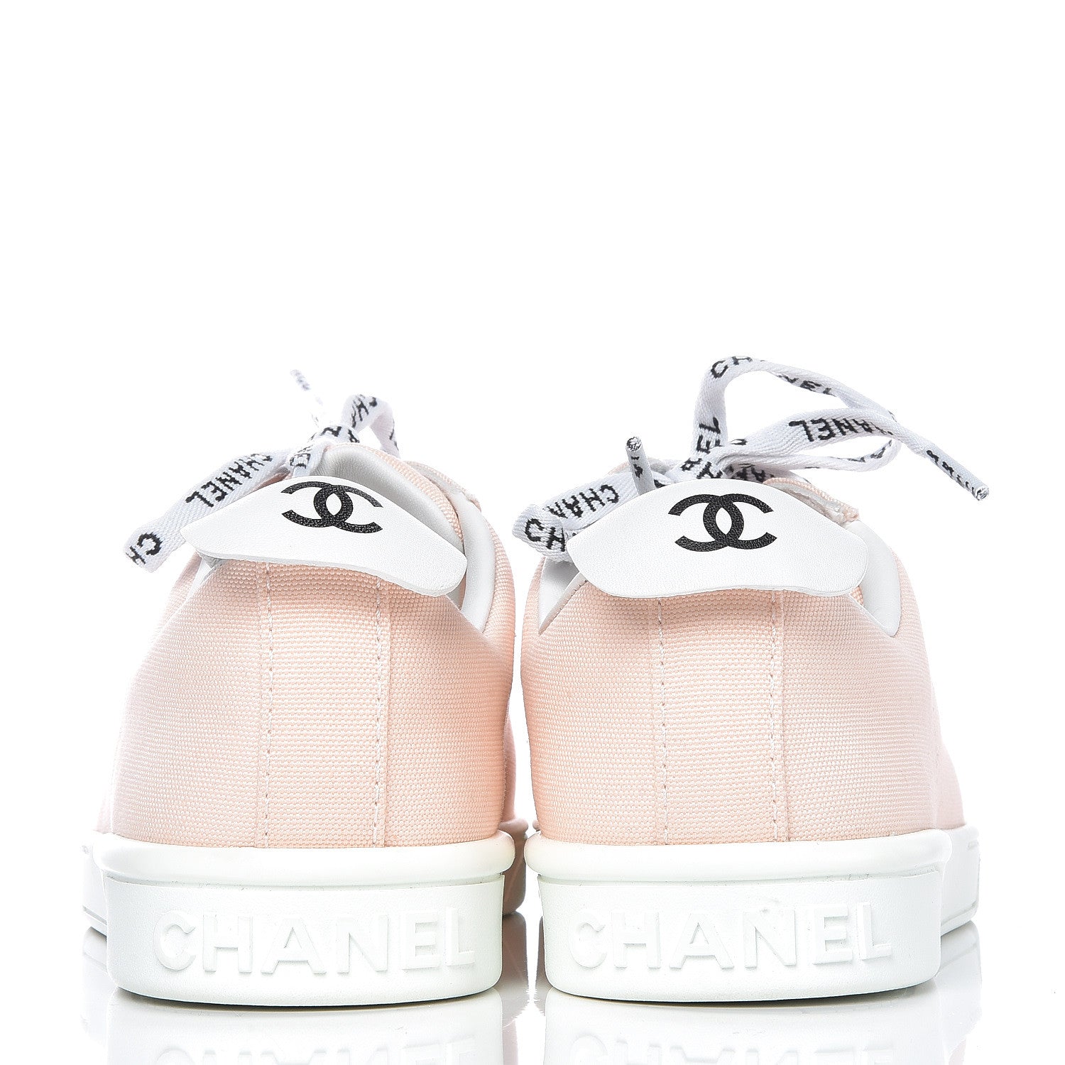 Chanel Canvas Womens Sneakers 39.5 Light Pink 5 of 11