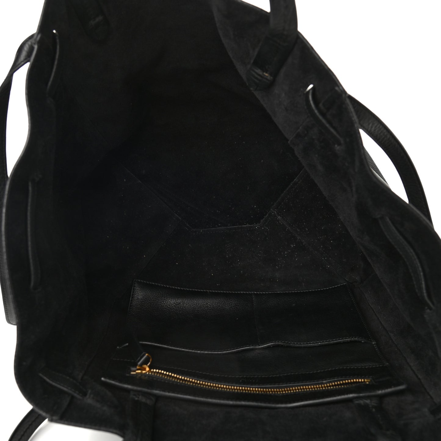 Soft Grained Calfskin Small Belt Cabas Phantom Black