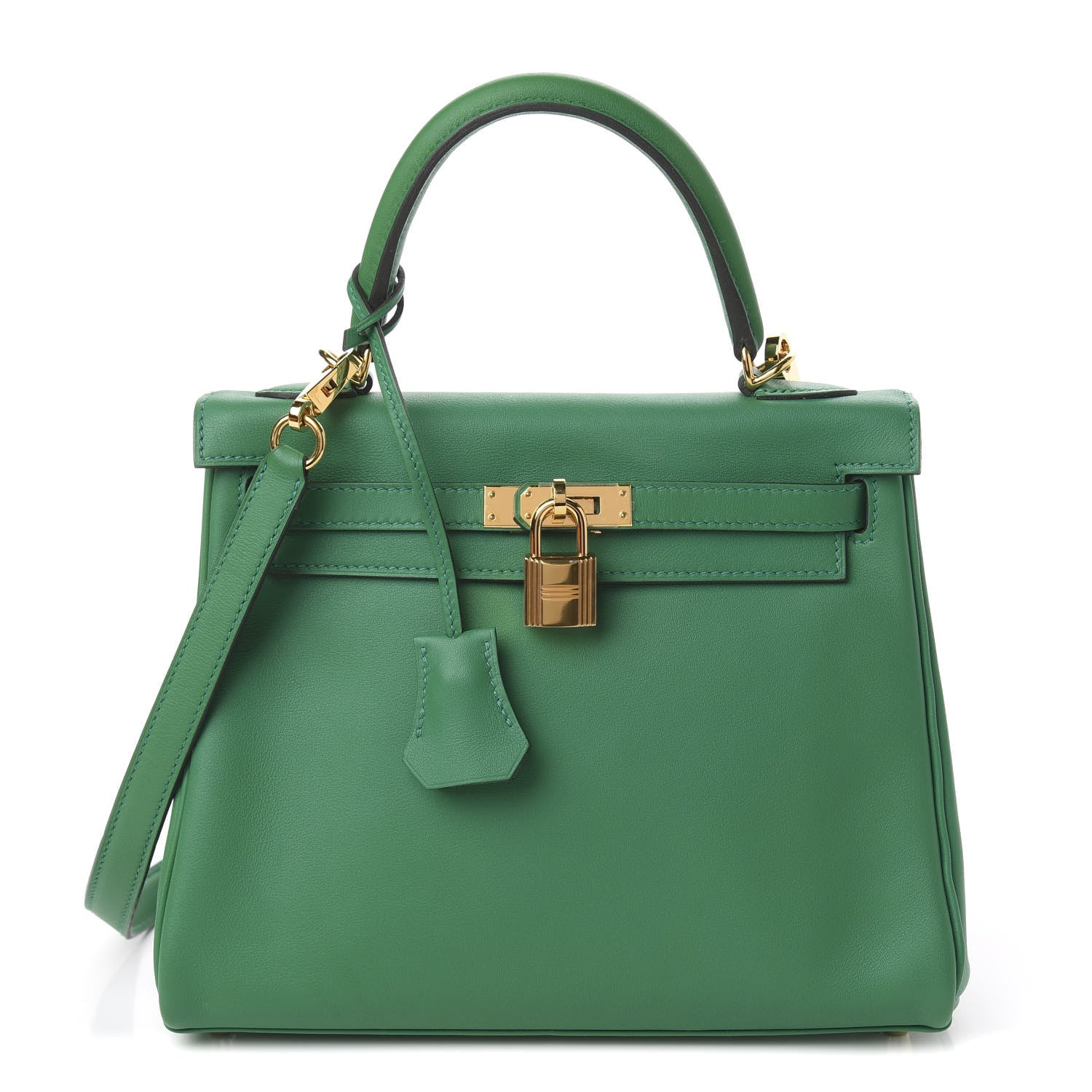 Hermes Swift Kelly Retourne 25 Vert Vertigo 1 of 12