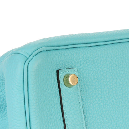 Hermes Togo Birkin 35 Bleu Atoll 12 of 29