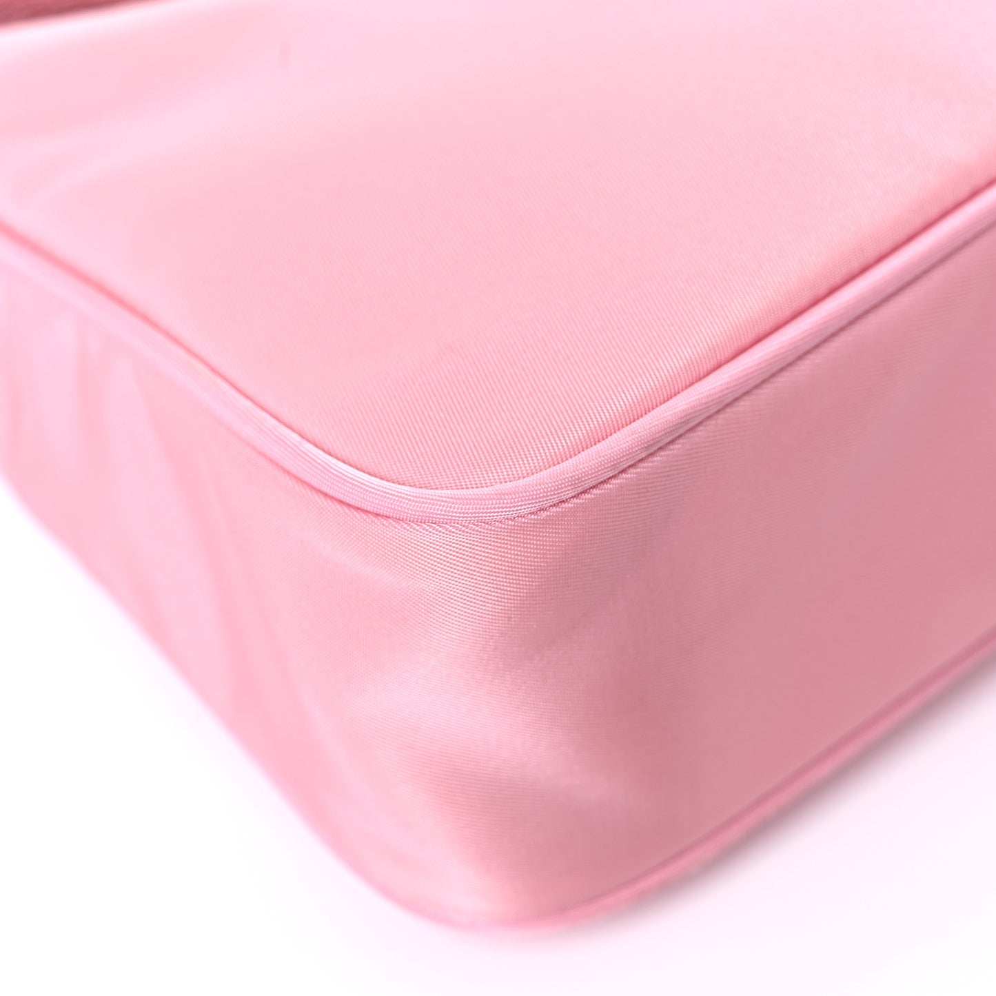 Tessuto Nylon Saffiano Mini Re-Edition 2000 Bag Rosa