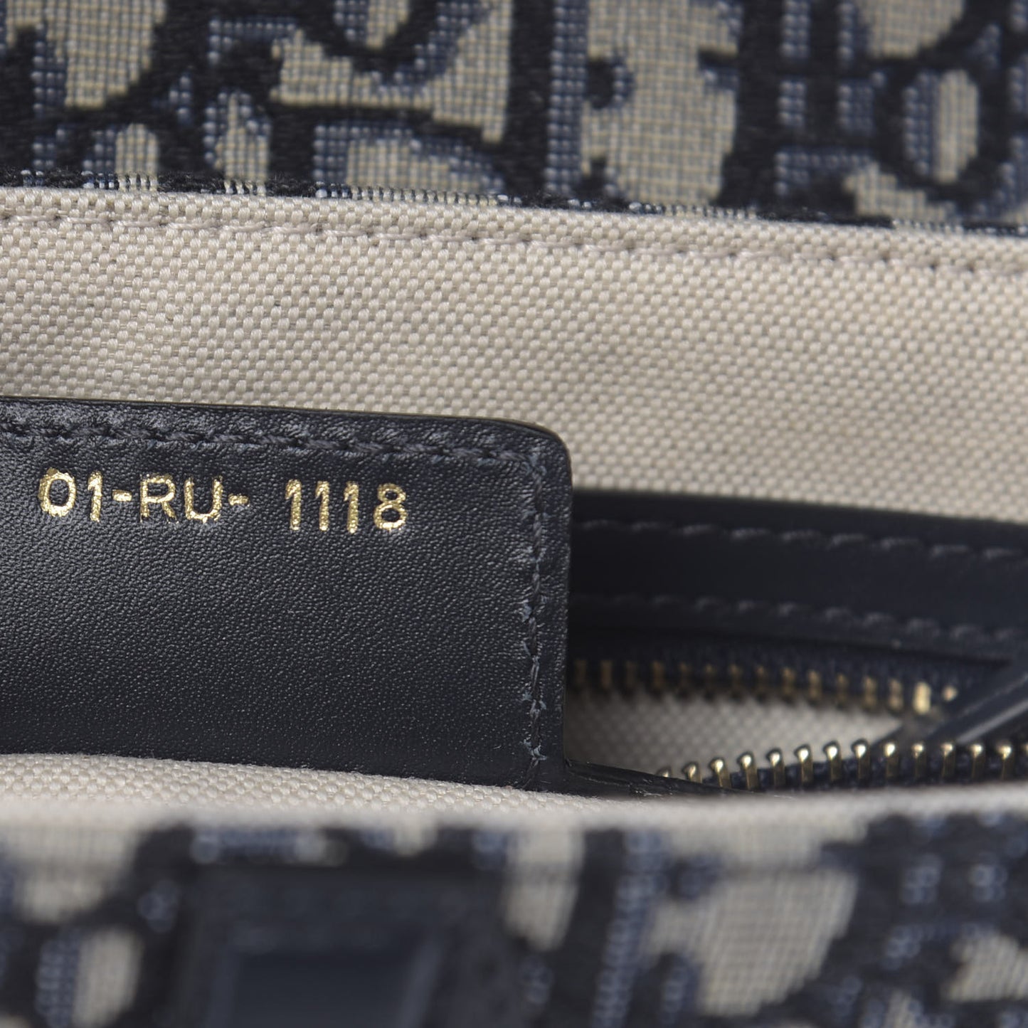 Oblique Saddle Bag Blue