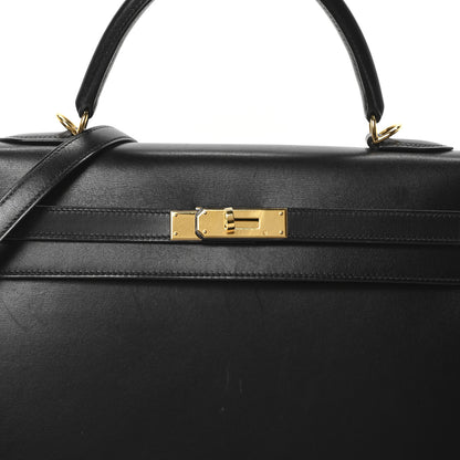 Hermes Box Kelly Sellier 35 Black 7 of 9