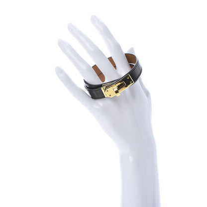 Hermes Box Kelly Double Tour Bracelet M Black 2 of 7