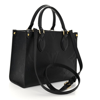 Louis Vuitton Empreinte Monogram Giant Onthego PM Black 3 of 9