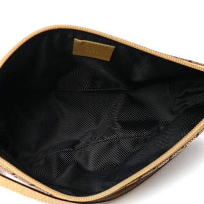 Gucci Monogram Boat Pochette Yellow 4 of 4