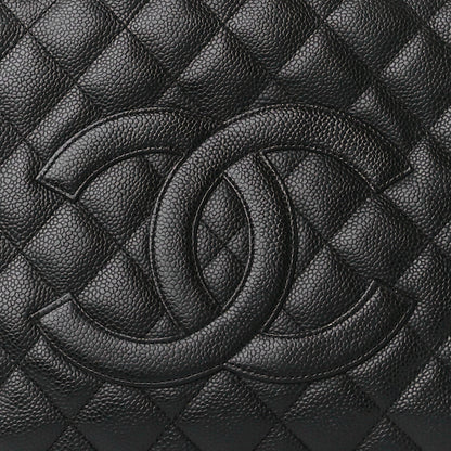 Chanel Caviar Quilted Grand Shopping Tote GST Black 10 of 12
