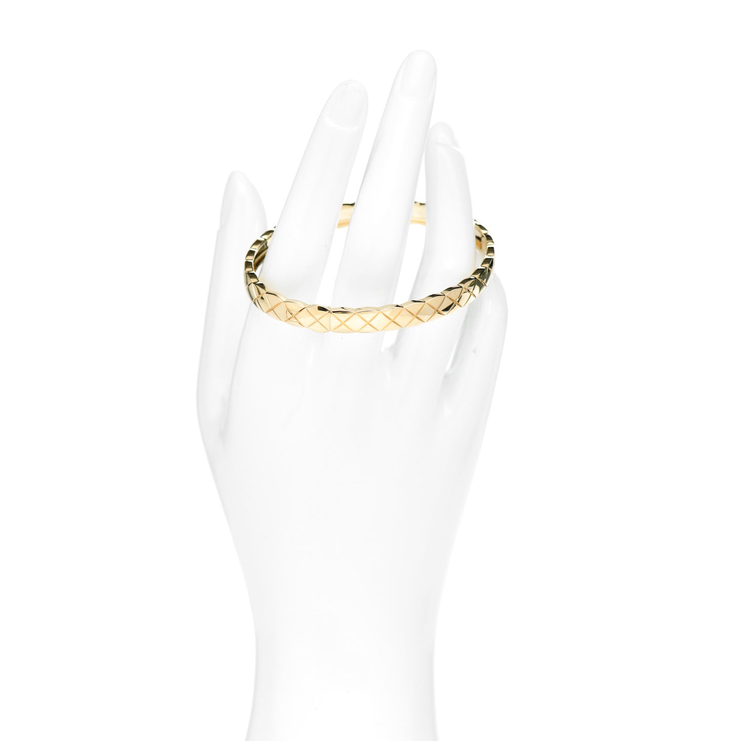 18K Yellow Gold Coco Crush Bangle Bracelet L