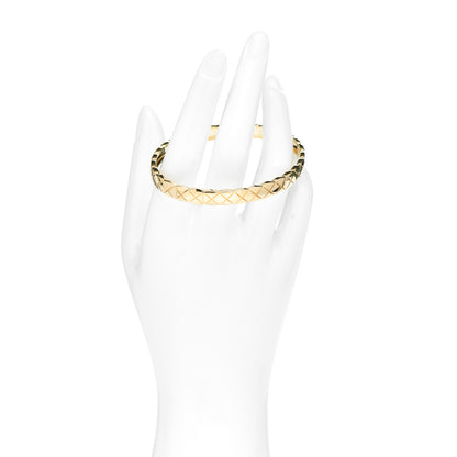 Chanel 18K Yellow Gold Coco Crush Bangle Bracelet L 2 of 5