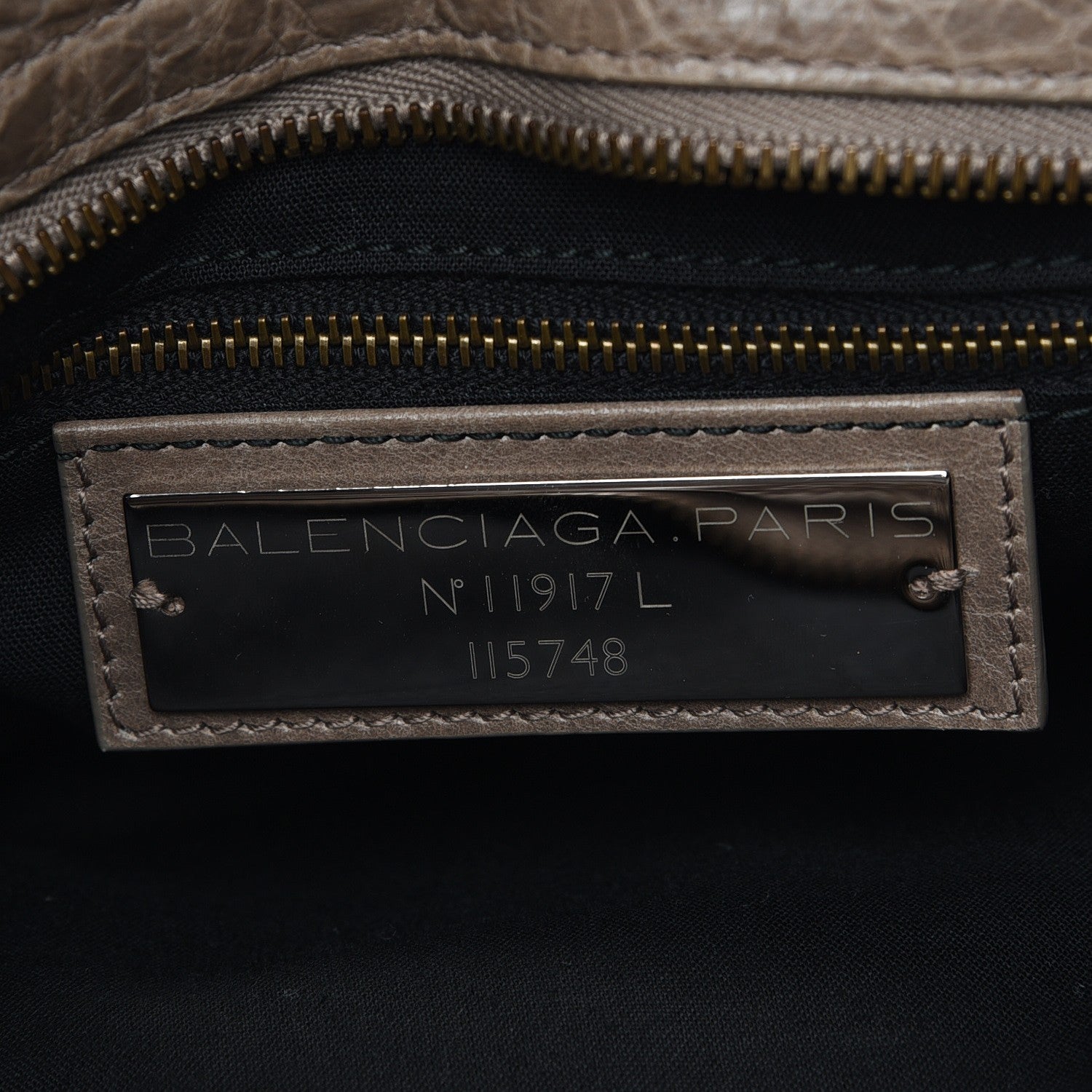 Balenciaga Agneau Classic Hardware City Gris Poivre 7 of 12