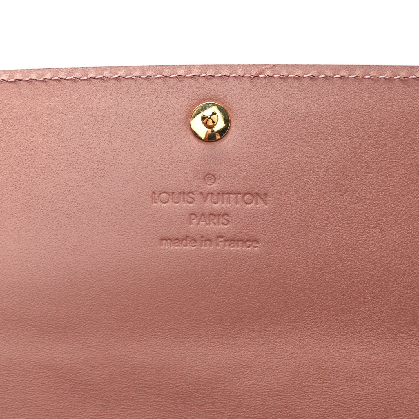 Vernis Ikat Sarah Wallet Rose Velours