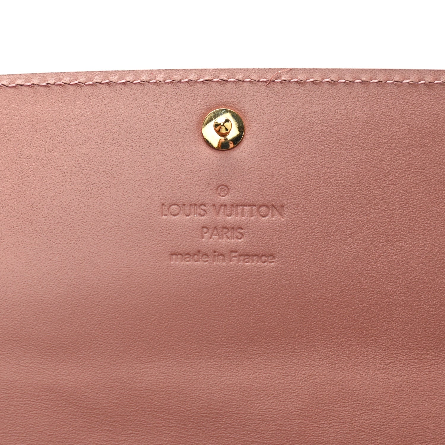Louis Vuitton Vernis Ikat Sarah Wallet Rose Velours 6 of 6