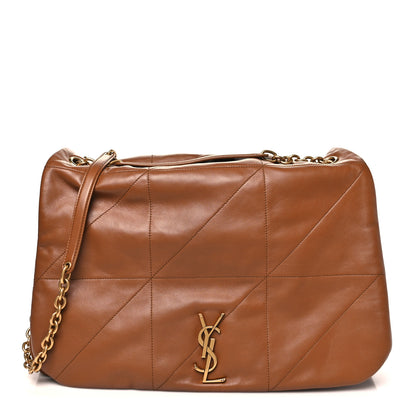 Saint Laurent Lambskin Matelasse Monogram Large Jamie 4.3 Light Fox 1 of 10