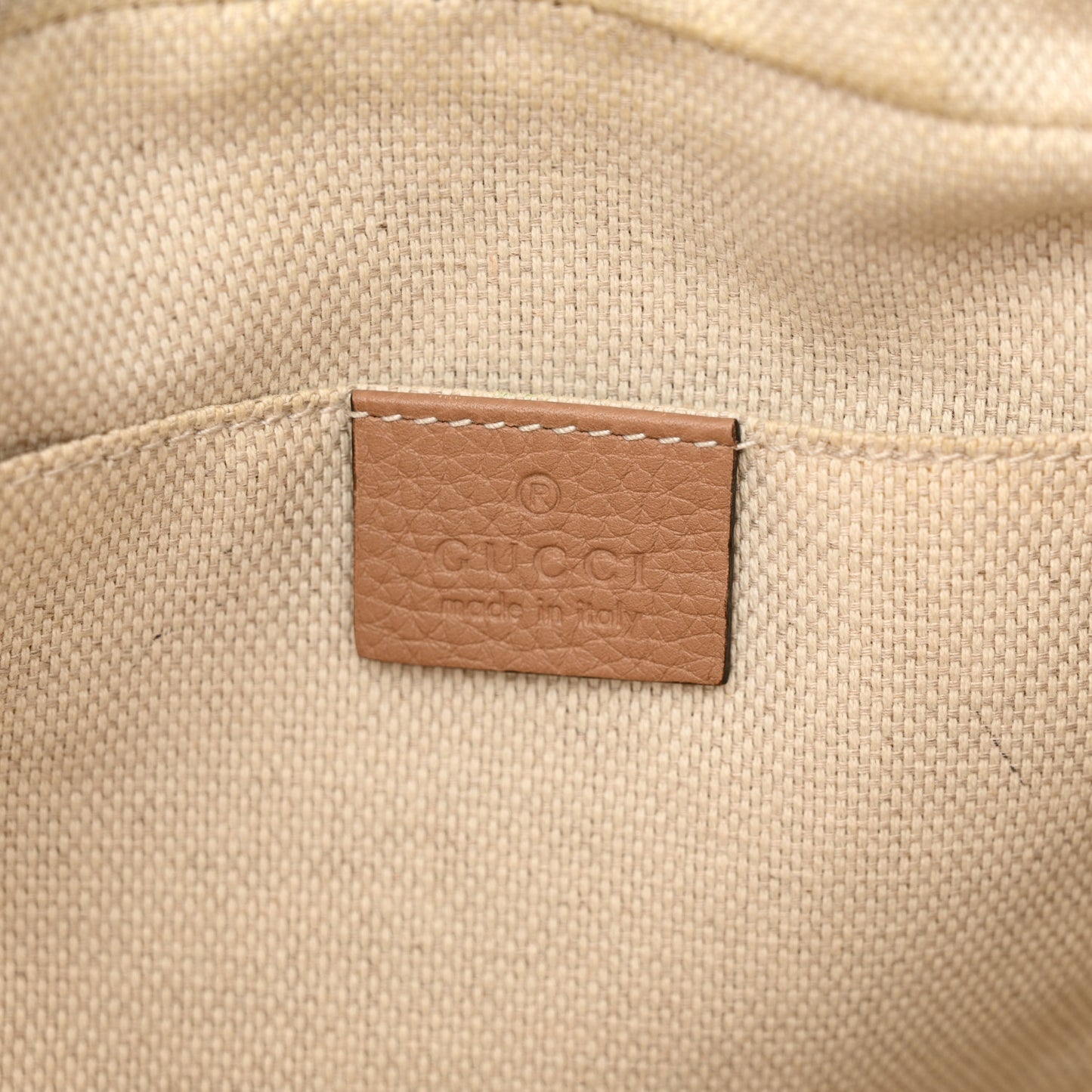 Pebbled Calfskin Small Soho Disco Bag Camelia