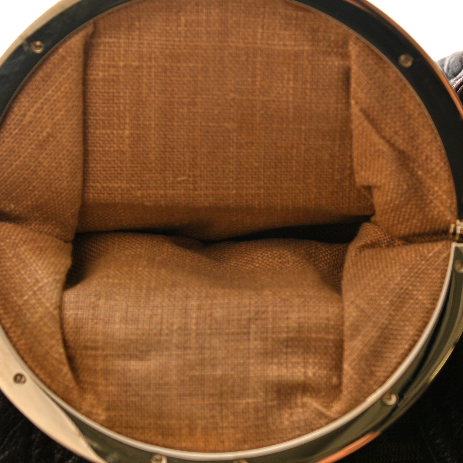 Fendi Zucca Nappa Nuvolata Vitello Tortuga Spy Tobacco Moro 6 of 11