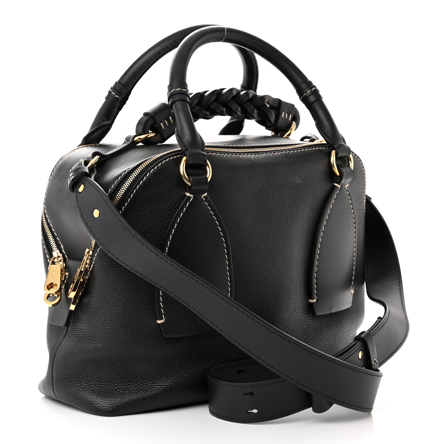 Chloe Calfskin Medium Daria Full Blue 3 of 14