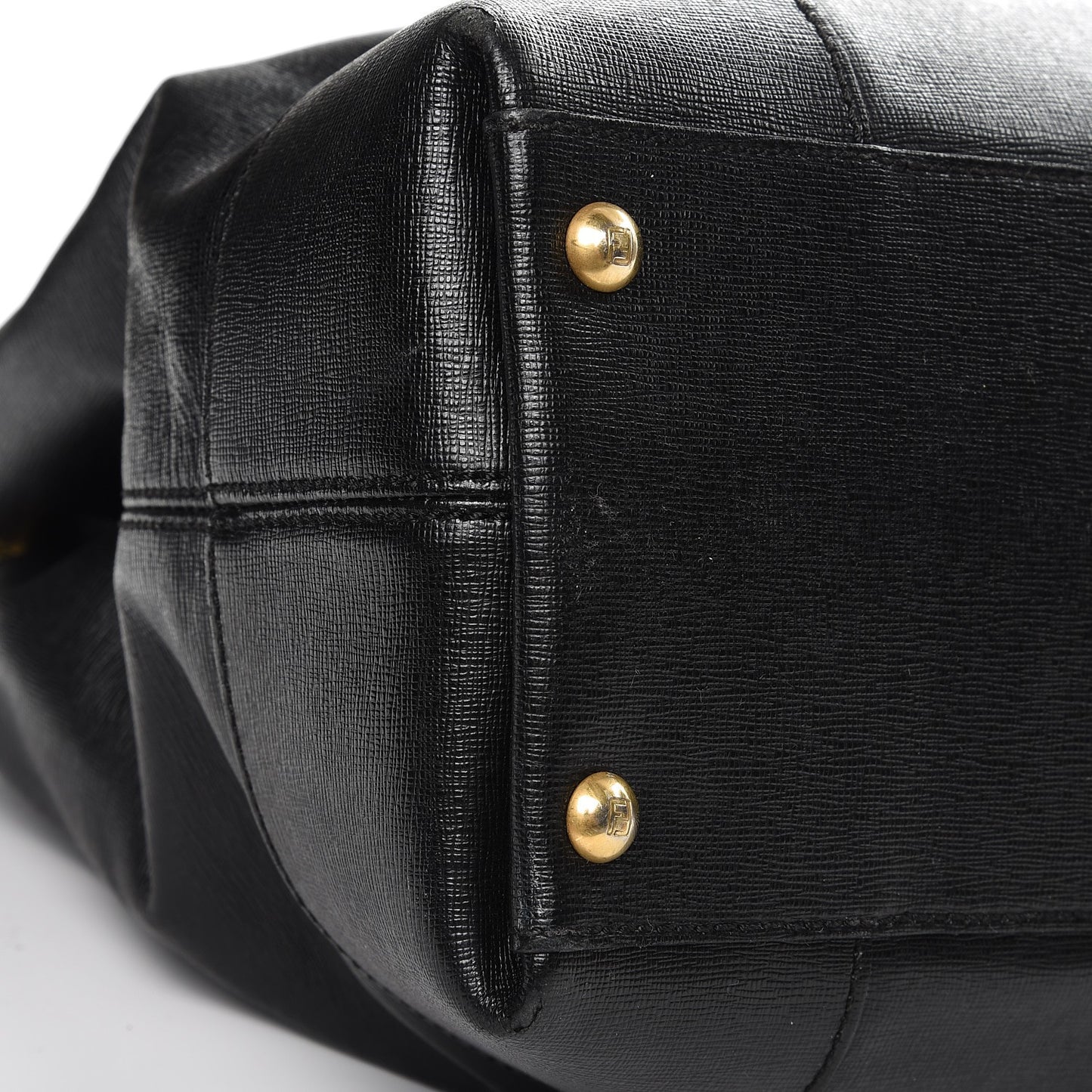 Vitello Elite Chameleon Shopper Tote Black