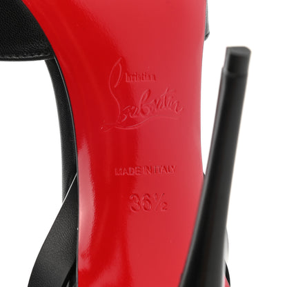 Christian Louboutin Calfskin Embellished Pumpaclou 100 Pumps 36.5 Black 6 of 7