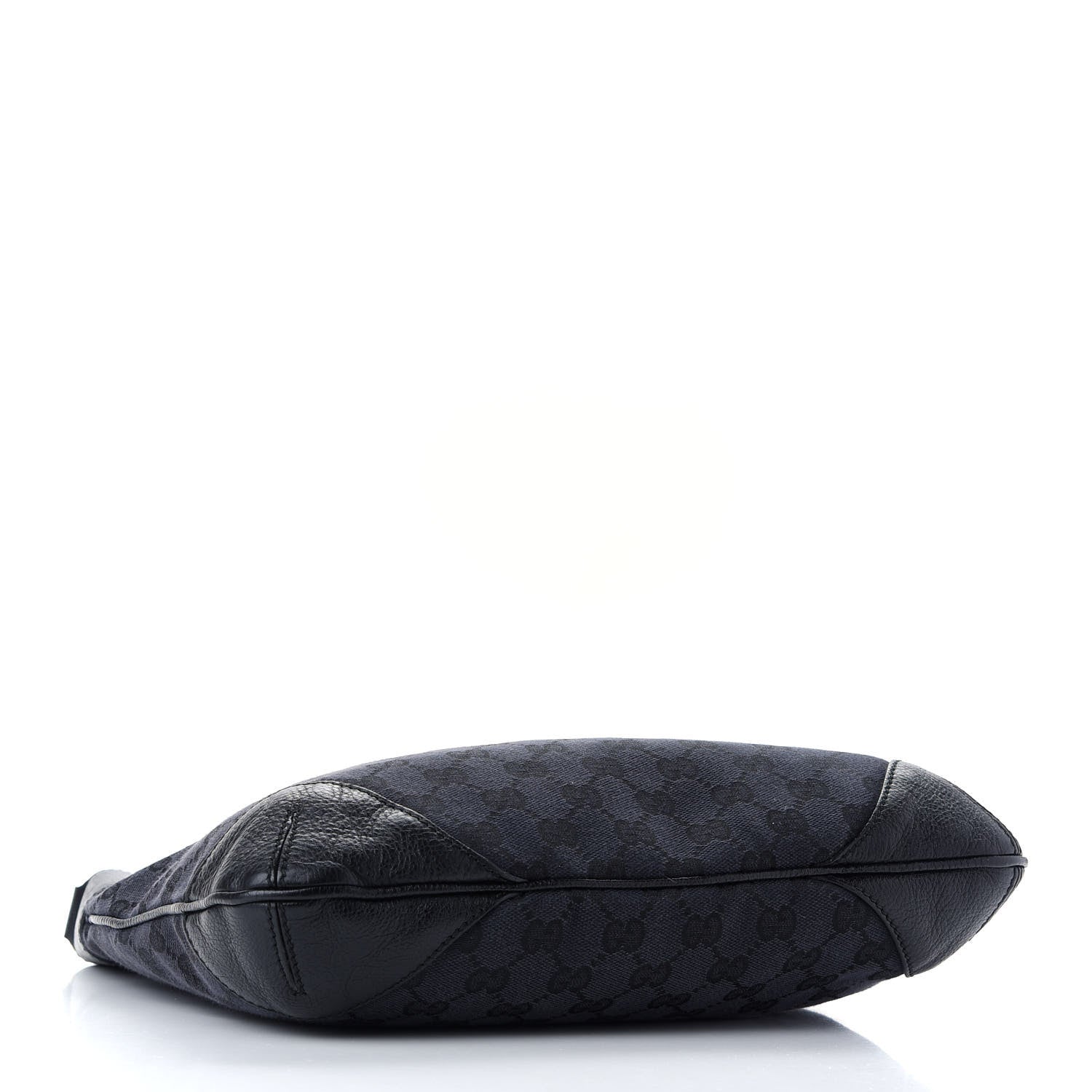 Gucci Nylon Monogram Signature Hobo Shoulder Bag Navy 4 of 9