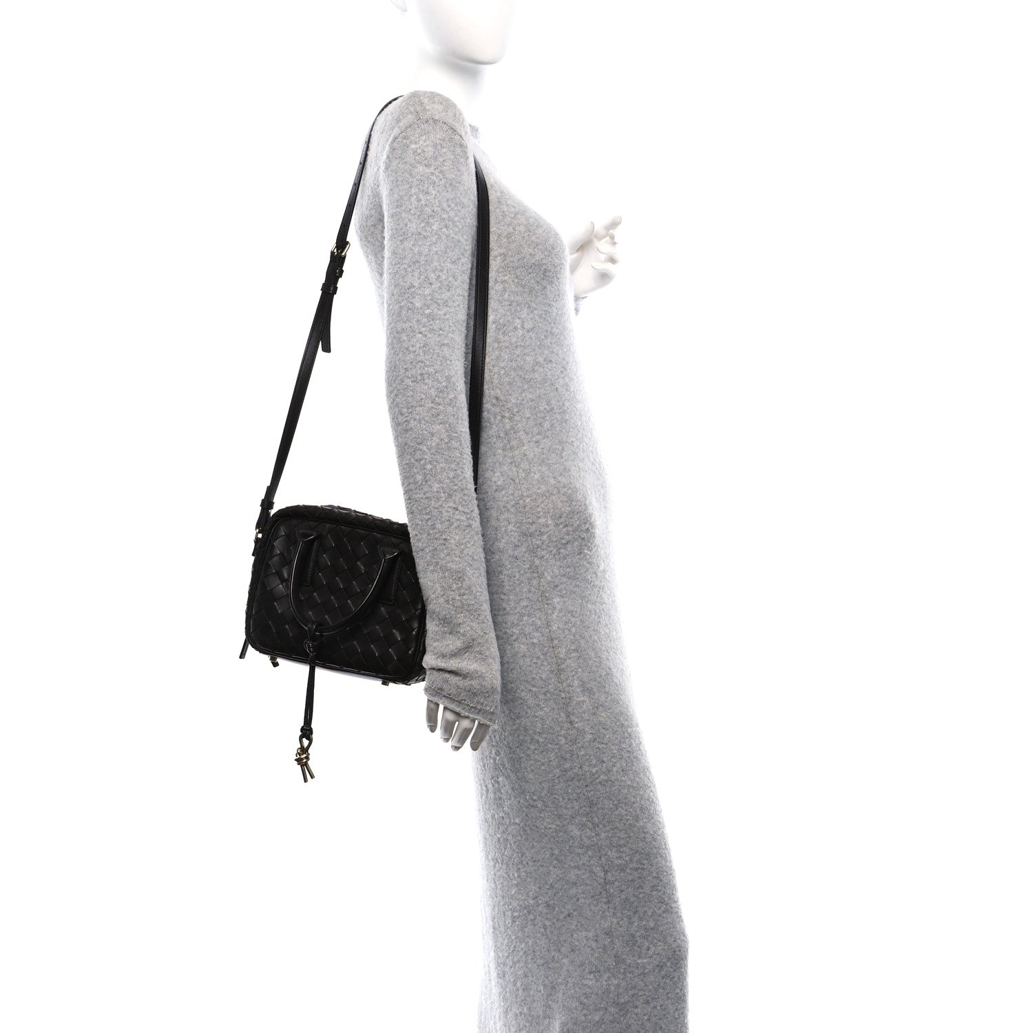 Bottega Veneta Lambskin Intrecciato Small Getaway Fondant 2 of 13