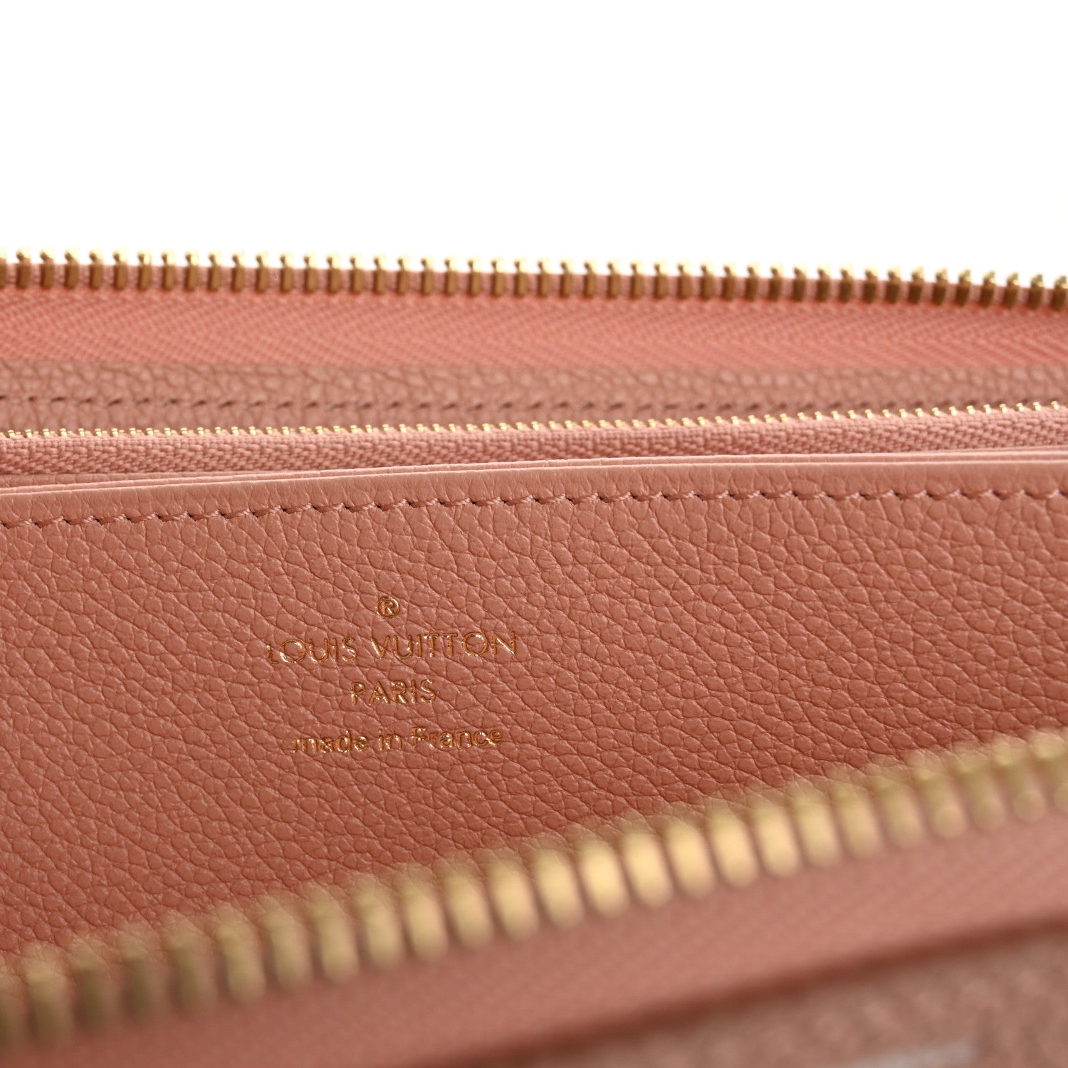 Louis Vuitton Empreinte Monogram Giant Zippy Wallet Rose Trianon Creme 6 of 8