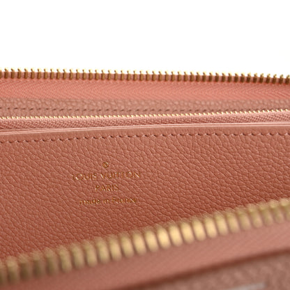 Louis Vuitton Empreinte Monogram Giant Zippy Wallet Rose Trianon Creme 6 of 8
